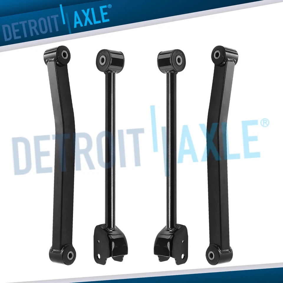 Brazos de control delanteros superiores e inferiores completos para Jeep Wrangler JK 2007 2008-2017 Foto 1 de 4