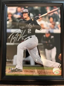 Troy Tulowitzki Autographed 10x12 Framed Photo Colorado Rockies Official MLB - Picture 1 of 3