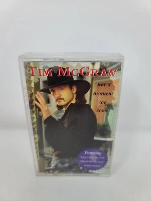 Tim McGraw - Not A Moment Too Soon cassette tape 1994 - Tested - Image 1 of 3