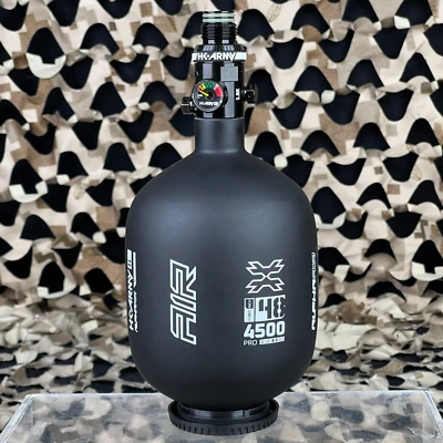 NEW HK Army Alpha Air Tank w/ HP8 Regulator - Air - 48/4500 - Shadow - Black - Image 1 of 3