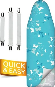 Turbo Bügelbrettbezug in 5 Größen für Dampfbügeleisen extra dick Made in Germany - Bild 1 von 11