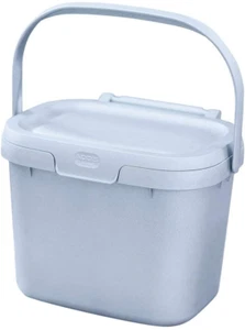 518384 Eco 100% Plastic Everyday Kitchen Food Waste Compost Caddy Bin, 4. - Picture 1 of 12