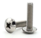 #6-32 | 316 Stainless Steel Phillips Truss Head Machine Screws - Select Size
