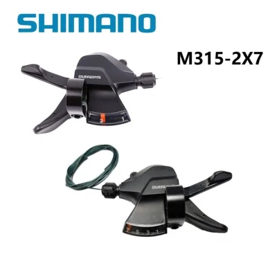 SHIMANO SL-M315 Shifters 2X7 14 Speed Hyperglide Bicycle Trigger Shift Lever - Image 1 of 4