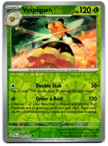 VESPIQUEN 009/193 PALDEA EVOLVED POKEMON (REVERSE HOLO, NM) - Picture 1 of 2