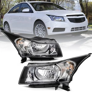 For 2011 2012 2013 2014 2015 Chevy Cruze LS LT LTZ Eco Turbo Headlights W/Bulbs - Picture 1 of 11