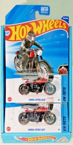 Hot Wheels Honda CB750 Café 2 For 1 Deal HYY85 HW Moto Red/Black 1/5 - Picture 1 of 7