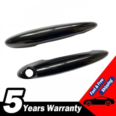 2 Door Gloss Black Car Door Handle Cover For MINI Cooper S R50 R53 R56 R57 SPR - Image 1 of 4