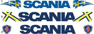 SCANIA FRONTSCHEIBE Aufkleber Wedico 1:14 - 1:16 TAMIYA Sticker DECAL 013 - Bild 1 von 1