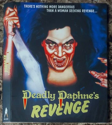 Deadly Daphne's Revenge Vinegar Syndrome VS-229 Blu-ray EMBOSSED SLIPCOVER ONLY - Image 1 of 2
