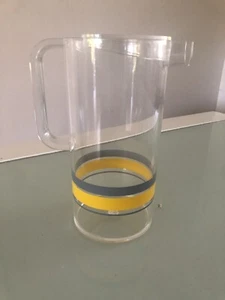 Vintage Guzzini Mid Century Post Modern STELLA Jug Pitcher Lucite Acrylic Retro - Picture 1 of 6