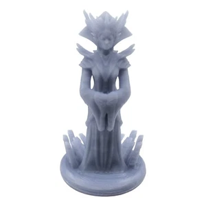 28mm/32mm Scale Female Human Head Enchantress Paintable Miniature for Tabletop - Picture 1 of 4