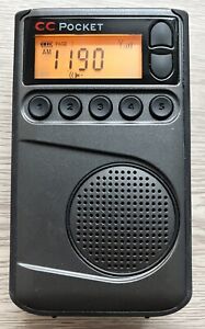 C Crane CC Pocket Radio AM/FM & NOAA Weather Radio. Missing Battery Cover.