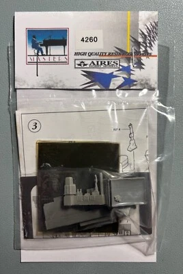 AIRES HOBBY MODELS 4260 - BF 109F-2/F-4 COCKPIT (HASEGAWA) - 1/48 RESIN KIT - Immagine 1 di 3