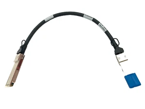 Netapp Amphenol 112-00176 0,5 m QSFP-QSFP externes SAS Kabel unbenutzt ohne Verpackung - Bild 1 von 7