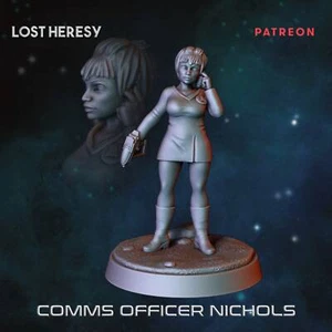 Comms Officer Nichols - Resin Miniature | Sci Fi | Legion | Trek | Lost Heresy - Picture 1 of 1