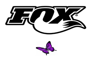 BRAND NEW FOX LOGO IRON ON HEAT TRANSFER VINYL DECAL MOTORBIKE MX MTB - Picture 1 of 6