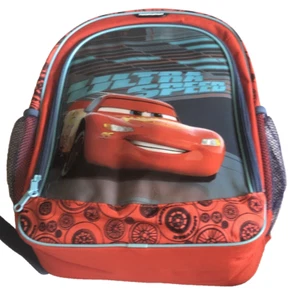 Disney Pixar Cars Lightning McQueen Backpack American Tourister Ultra Speed NWT - Picture 1 of 9