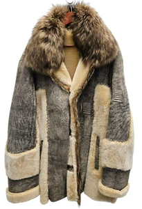 Jacques Locci Exclusive Line Fur Coat, 100% Lambskin, 58 - PERFECT CONDITION - Picture 1 of 14