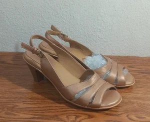 Women's Softspots Neima Slingback Sandels, Golden Brown, Size 8M - Picture 1 of 9