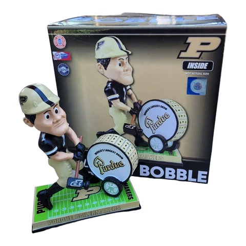 Purdue Boilermakers Purdue Pete World's Largest Drum Bobblehead NCAA 461/1000 Cover