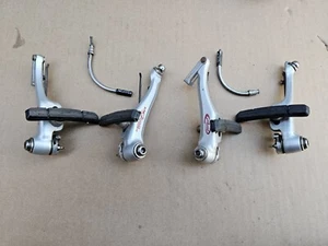 Vintage Avid Single Digit 5R Mountain Bike V Brakes Silver Front + Rear Set - Picture 1 of 14