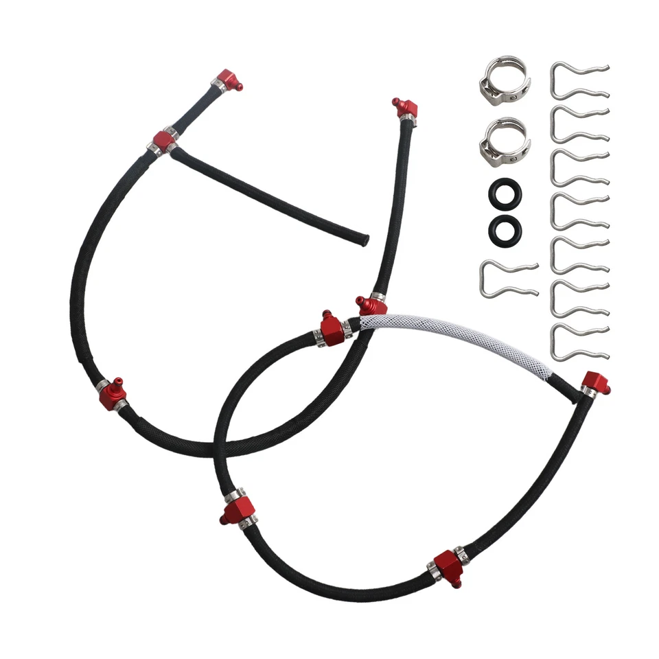 Upgrade NEW Pair Fuel Injector Return Line Kits for 2004-2005 GMC Yukon 3/4 TON Foto 1 de 4