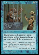 Propaganda X (1) Tempest MTG Excellent/Near Mint (RG) 4RCards