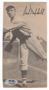 CARL HUBBELL Signed Cut PSA/DNA NEW YORK GIANTS AUTO - Picture 1 of 1