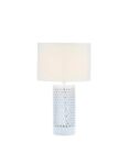 Inlight Helike Ceramic White Incandescent Cylinder Table light
