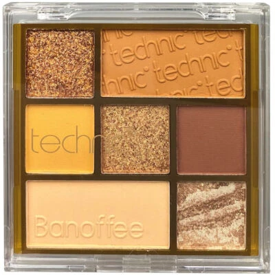Technic Cosmetics Banofee - Pressed Pigment Palette Bronze Shimmer Matte Eyes - Image 1 of 2