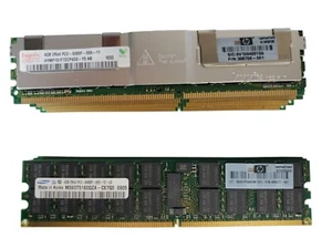 Lot(10) SORTED. (4)HYNIX 4GB 2Rx4 PC2-5300F Server RAM with Heatsink, (6) 4GB SA - Picture 1 of 5