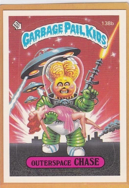 1986 TOPPS GARBAGE PAIL KIDS OUTERSPACE CHASE #138B NMMT *A571 - Image 1 of 1