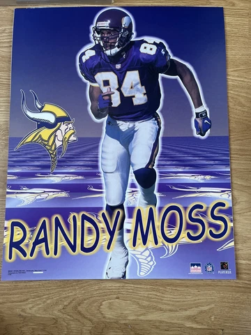 RANDY MOSS Minnesota Vikings Rookie Yr. 1998-99 Vintage Starline 16x20 POSTER Cover