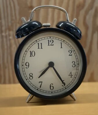 Ikea Dekad Alarm Clock Black Vintage Style - Image 1 of 4