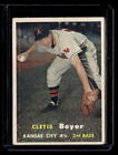 1957 Topps #121 Cletis Boyer RC,Athletics - EX+