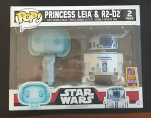 Funko Pop - Princesa Leia y R2-D2 - Star Wars - Paquete de 2 - Convención de Verano 2017 - Imagen 1 de 1