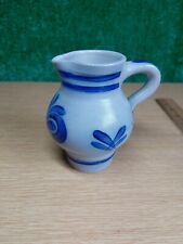 Hand Made German Salt Glazed Stoneware jug/pitcher 