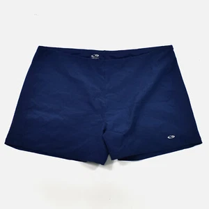 Champion Sportswear Logo Blue Running Fitness Workout Crossfit Womens Shorts XL - Picture 1 of 4
