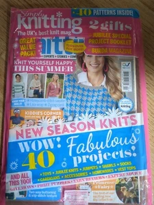 Simply Knitting Magazine 2 Free Gifts Burda Magazine 40 projects - Bild 1 von 6