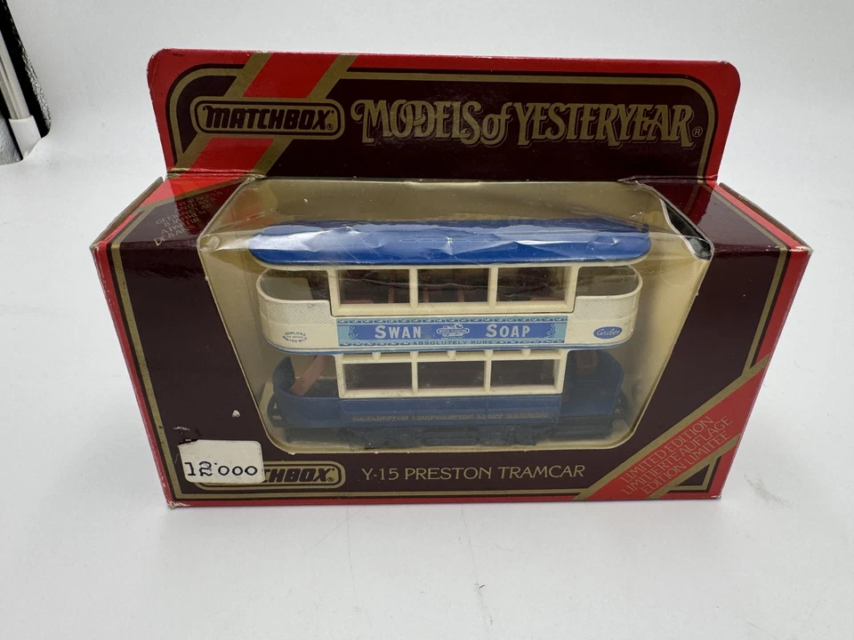 DIE CAST " Y15 PRESTON TRAMCAR " (MATCHBOX) - Immagine 1 di 1