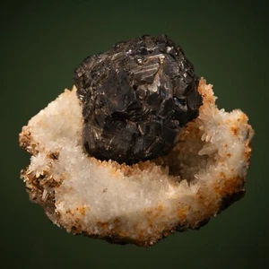 Sphalerite on Quartz Ashio Copper Mine, Honshu Island, Japan 2404-003 - Picture 1 of 5