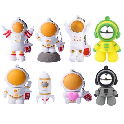 JASTER Astronaut USB-Flash-Laufwerk 128GB Raketen USB-Sticks Space Shuttle Memory Stick