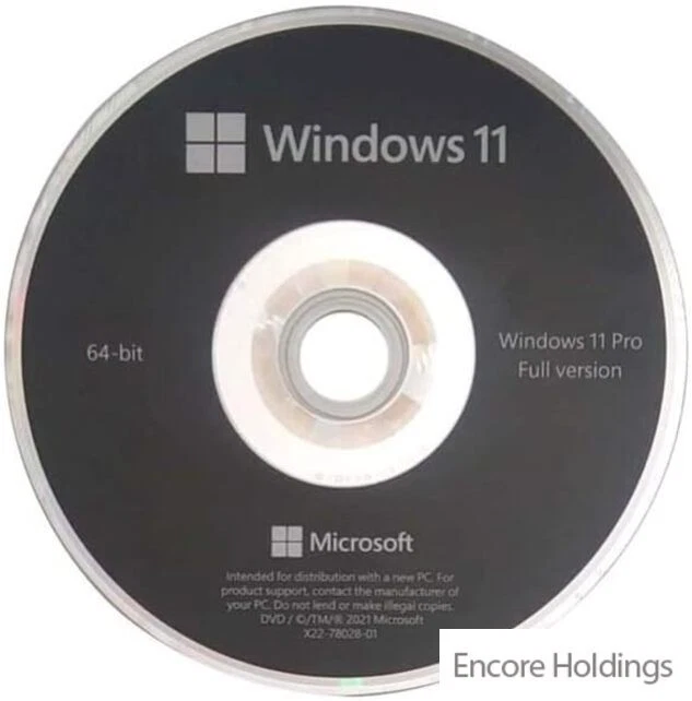 Microsoft Windows 11 Pro 64-bit Operating System - DVD OEM Version FQC-10529 - Image 1 of 1