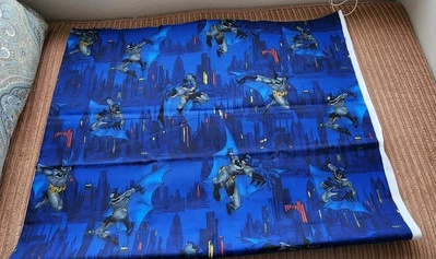 Vintage Rare 2005 Batman City Scape Fabric DC COMICS #2976 BTHY - Image 1 of 4