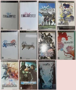 FINAL FANTASY 1 2 3 4 0 Dissidia Tactics VII Crisis Core 10Game&UMD FF PSP - Picture 1 of 12