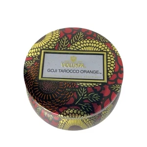 Voluspa for Sephora Goji Tarocco Orange 4oz. Luxury Coconut Wax Tin Candle, New - Picture 1 of 9
