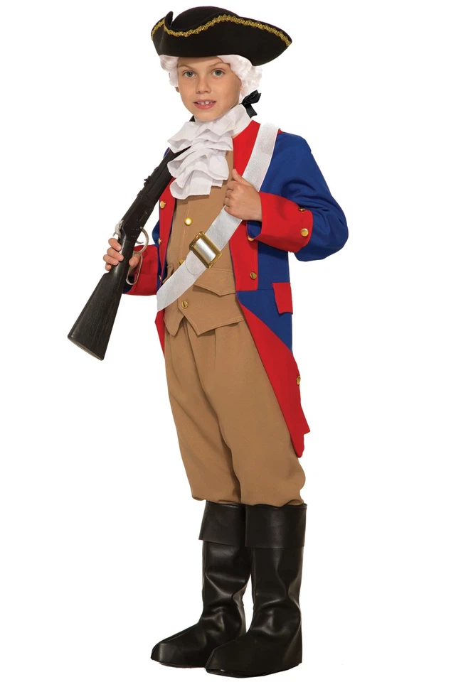 Patriotic Soldier Colonial Revolutionary War Child Costume (Small) - Изображение 1 из 1