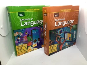 ELEMENTS OF LANGUAGE, GRADE 12, 5th and 6th COURSE,  By Irvin Odell Vacca Hobbs - Picture 1 of 6