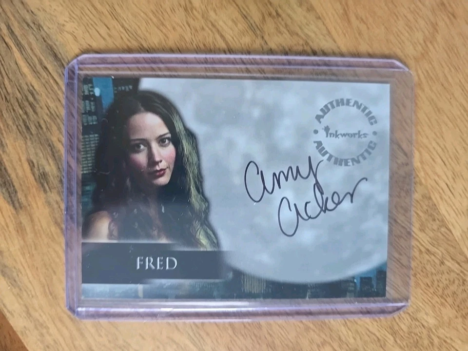 Angel Season 3 Autograph #A15 Amy Acker as Fred 2001 Inkworks - Image 1 of 1